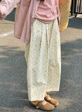 孕妇波点气球裤休闲裤抽绳