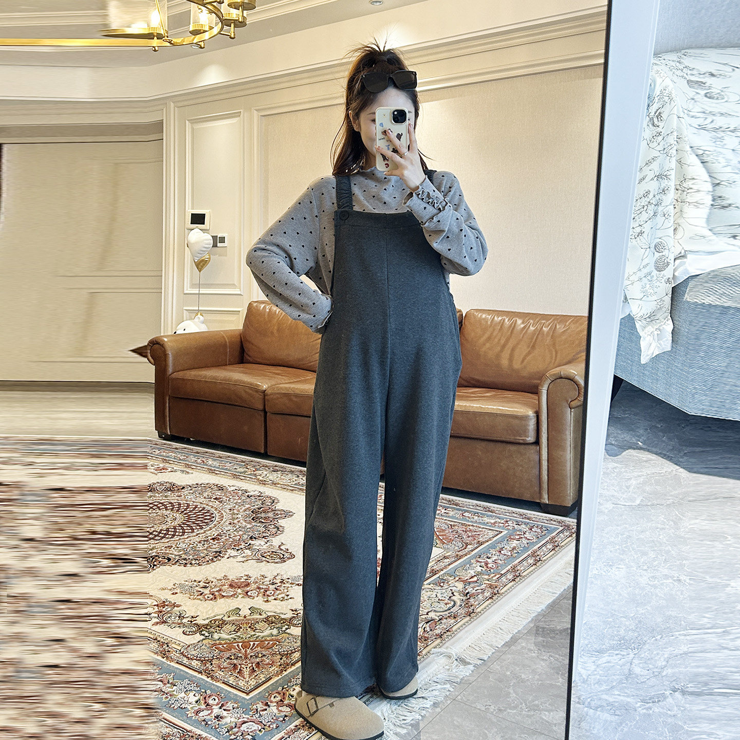 诺初◆孕妇装加绒加厚背带裤秋冬新款修身可调节休闲裤阔腿裤长裤,孕妇装/孕产妇用品/营养,孕妇休闲裤,淘宝优惠券,粉丝福利购,淘宝优惠卷