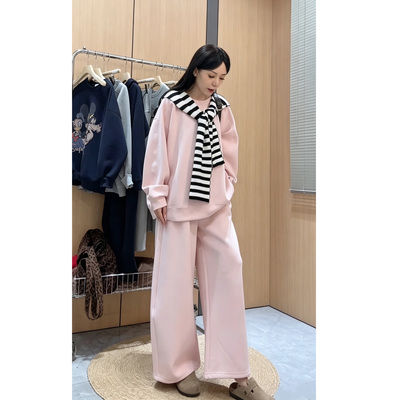 孕期穿搭洋气高级感孕妇装秋装套装不显怀卫衣不勒肚子长裤两件套