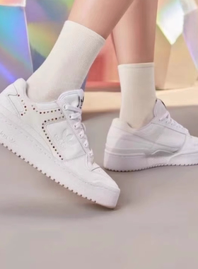 Adidas阿迪达斯 三叶草 FORUM BOLD 男女厚底休闲运动板鞋 GY0816