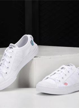 Adidas阿迪达斯三叶草儿童运动休闲板鞋低帮轻便小白鞋 FY3399