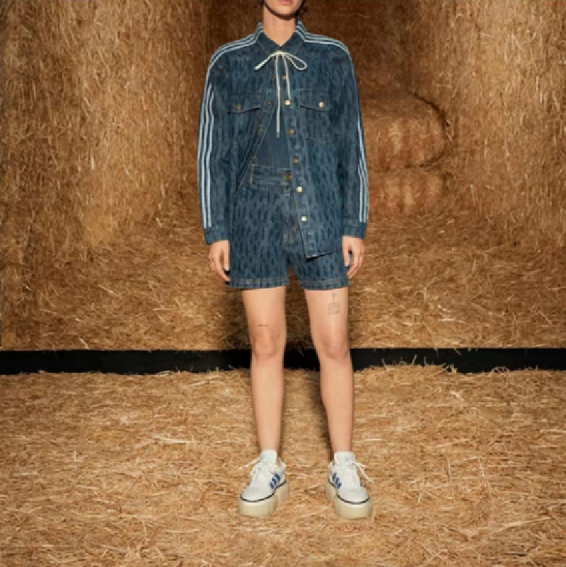 阿迪达斯男女运动长袖夹克短裤