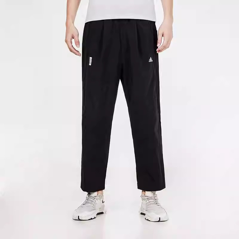 Adidas阿迪达斯 直筒宽松防风休闲梭织运动长裤 H39261 GV5193 运动服/休闲服装 运动长裤 原图主图