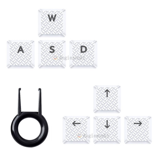 适用于罗技G915/913 G815/813白色纹理防滑透光键帽fps游戏