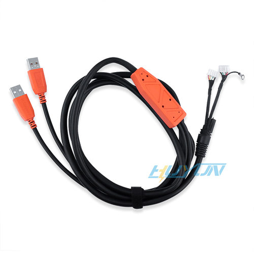 适用于罗技G710/G710+ 有线游戏键盘连接线数据线双USB转5PIn