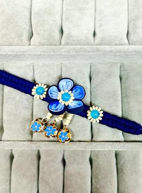 女布艺棉麻民族风扎染手链