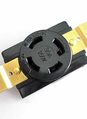 WJ-6431B 30A 250V NEMA L15-30R 防脱落插座发动机大功率插座