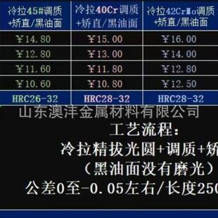 Q45B合金圆钢车光冷拔钢规格全Q45热轧圆钢锻打切割