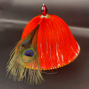 清朝官帽皇帝一品大臣王爷阿哥帽子顶戴花翎鞑子帽梁帽影视僵尸帽