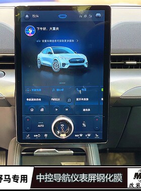 适用福特电马Mach-E中控导航膜仪表液晶显示屏幕保护钢化膜内饰贴