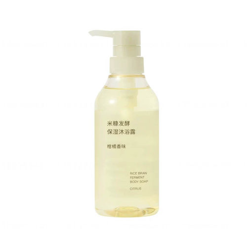 无印良品米糠发酵保湿沐浴露 柑橘香味大容量沐浴液 茉莉白檀香