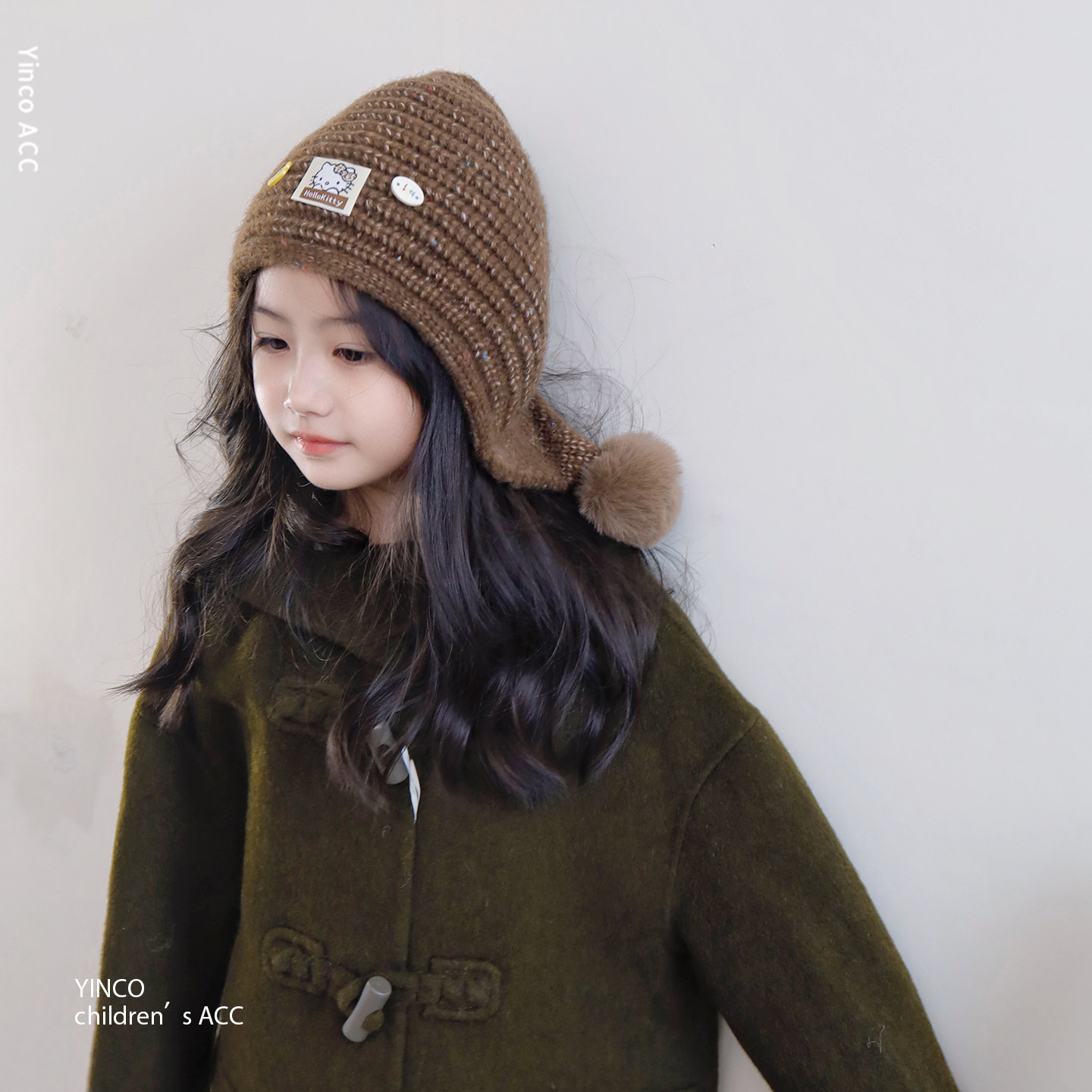 韩版软糯儿童帽子秋冬新款男女童针织帽宝宝毛线帽保暖时尚百搭,童装/婴儿装/亲子装,帽子,淘宝优惠券,粉丝福利购,淘宝优惠卷