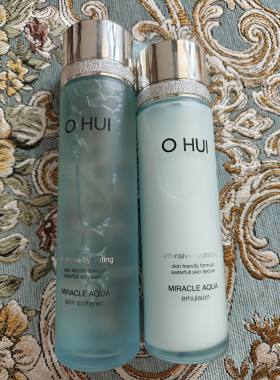 韩国OHUI欧蕙欧惠奇迹水库海洋蓝色套盒清爽控油保湿补水水乳霜