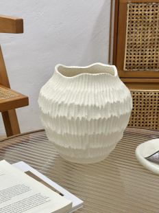 北欧侘寂风花瓶客厅餐桌插花器客厅复古艺术美学花瓶高级感摆件