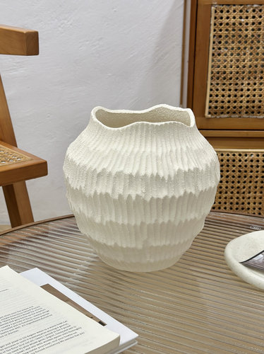 北欧侘寂风花瓶客厅餐桌插花器客厅复古艺术美学花瓶高级感摆件