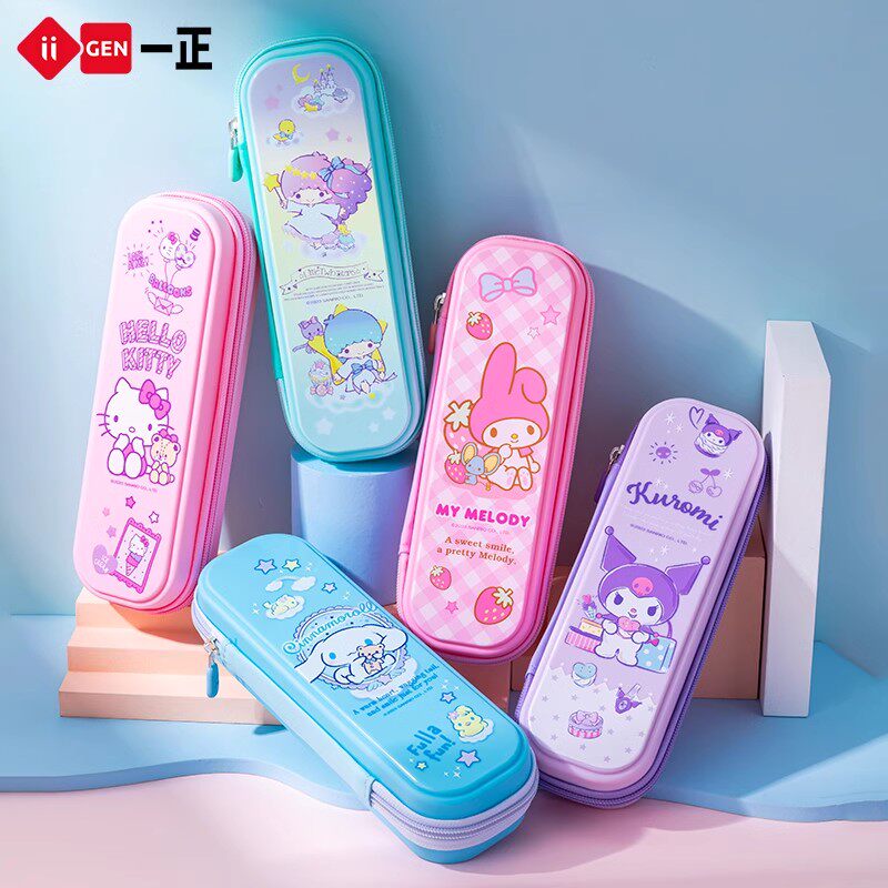 三丽鸥美乐蒂文具盒女孩笔袋女孩小学生铅笔盒女生一年级幼儿园文具盒文具袋儿童铅笔袋小学生笔盒