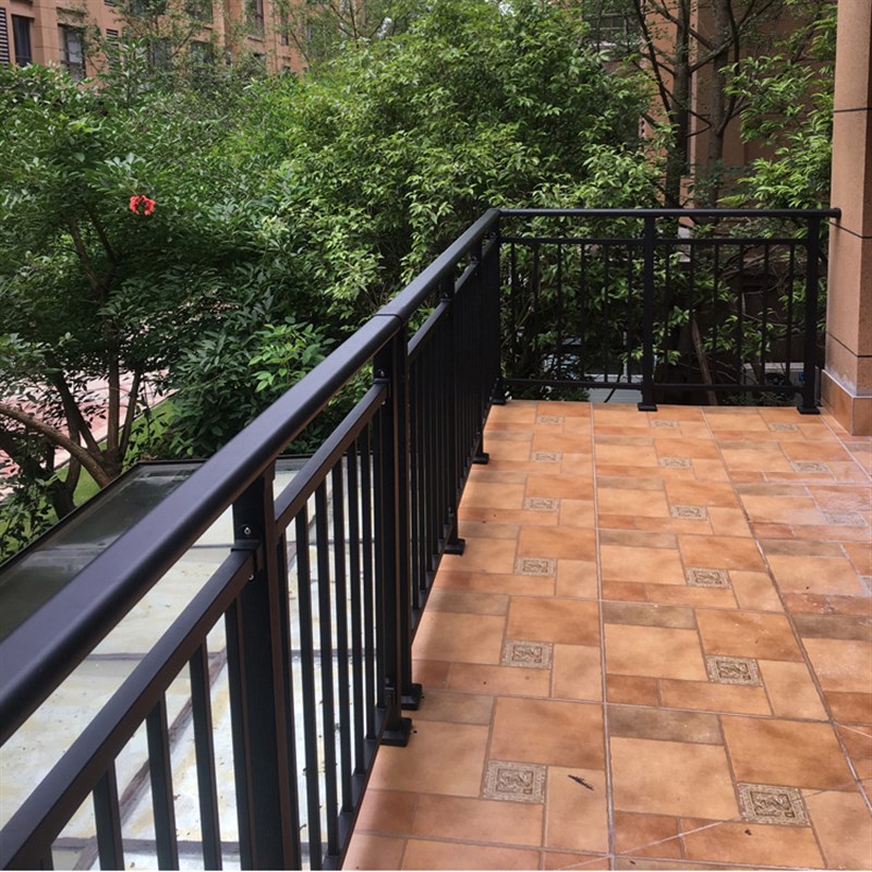 博盾阳台顶楼护栏室外锌钢楼梯扶手栏杆露台防护围栏小区别墅铁艺