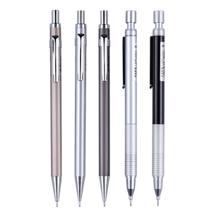 得力自动铅笔0.5mm学生用活动铅笔0.7mm 小学生按动式低重心自动笔书写不易断铅铅笔笔芯自动铅笔