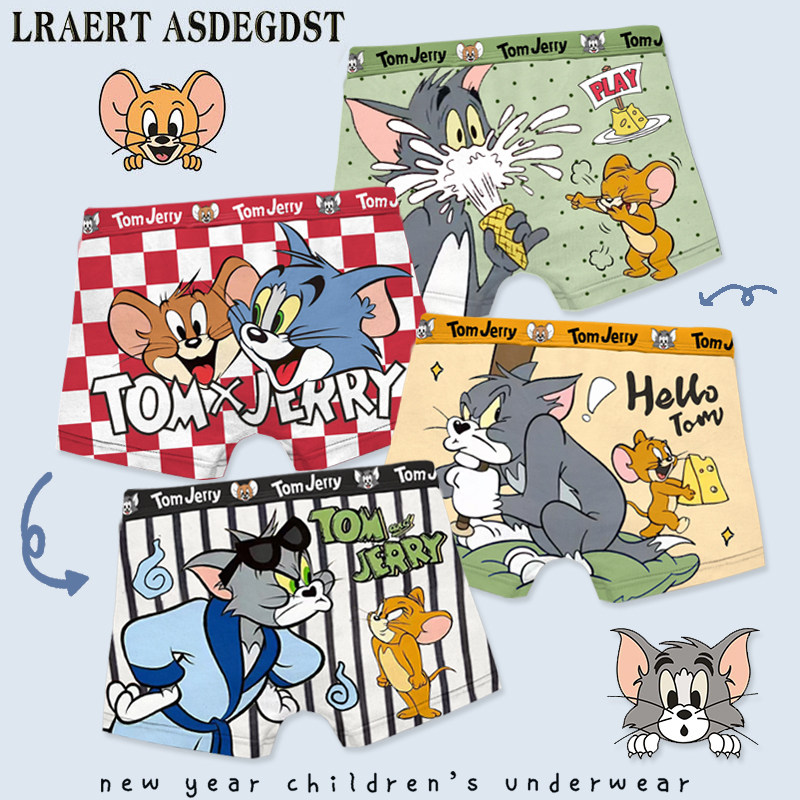 儿童内裤男童学生全四角平角小男孩卡通宝宝纯棉内裤夏季薄款短裤