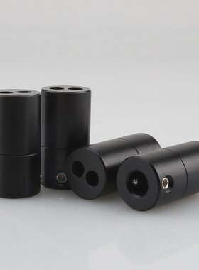 MVS批发喇叭线一分二套线环铝合金音频线音响线分线器 支持定制