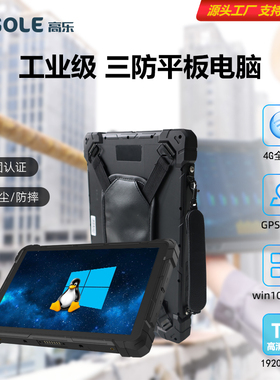嗨高乐工业三防平板电脑10.1寸防爆windows安卓Ubuntu/linuxF7G