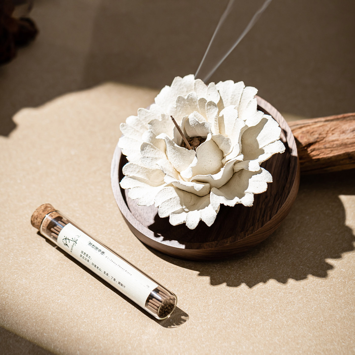 景德镇非遗手捏陶瓷花瓣线香插粗陶扩香香薰家居摆件闺蜜小众礼物,家居饰品,香托/香盘/香座/香插,淘宝优惠券,粉丝福利购,淘宝优惠卷