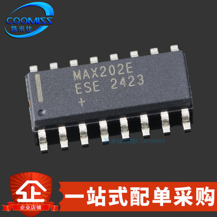原装 MAX202EESE+T SOIC-16 RS-232收发器芯片 120Kbps 4.5V~5.5V