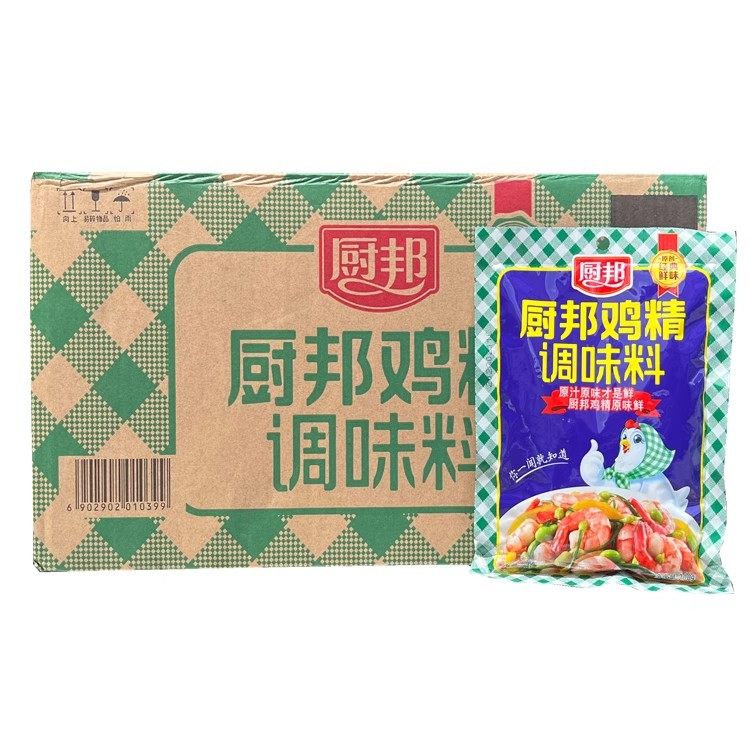 厨邦鸡精900克X10包/箱正品味精增鲜味火锅烧菜麻辣烫鸡粉（淘）