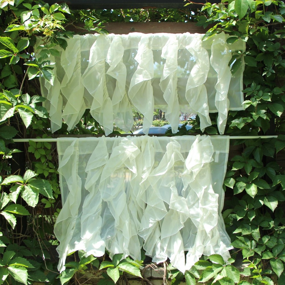 洛可少女心田园乡村风半帘装饰