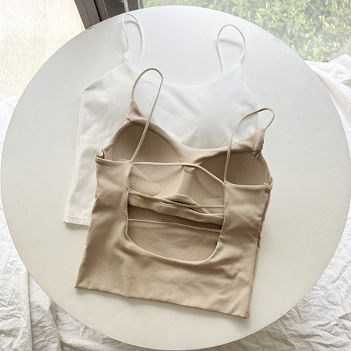 夏季文胸一体美背打底抹胸上衣