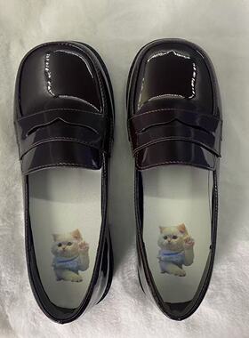 [贝妮熊基础款]Jk制服鞋正统学院小皮鞋圆头校供耐磨日系