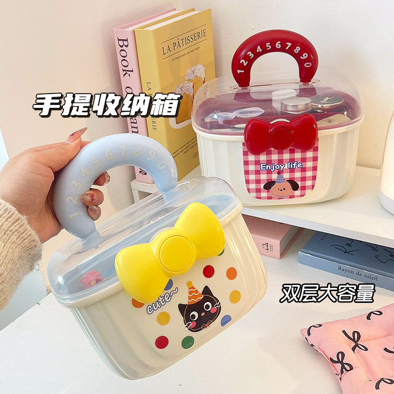 发饰收纳盒神器儿童发夹发圈发箍夹子皮筋发卡头绳抓夹头饰大容量图片