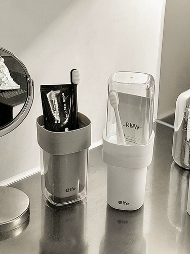 Ополаскиватель для рта для путешествий для влюбленных, портативный комплект, зубная паста, зубная щетка, простой и элегантный дизайн