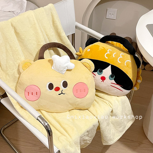 2025新款抱枕被夏季午睡毯