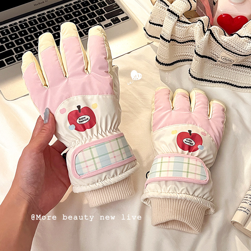 滑雪手套可触屏女冬季保暖御寒加绒防寒骑行防雨防风骑电动车冬天,服饰配件/皮带/帽子/围巾,手套,淘宝优惠券,粉丝福利购,淘宝优惠卷