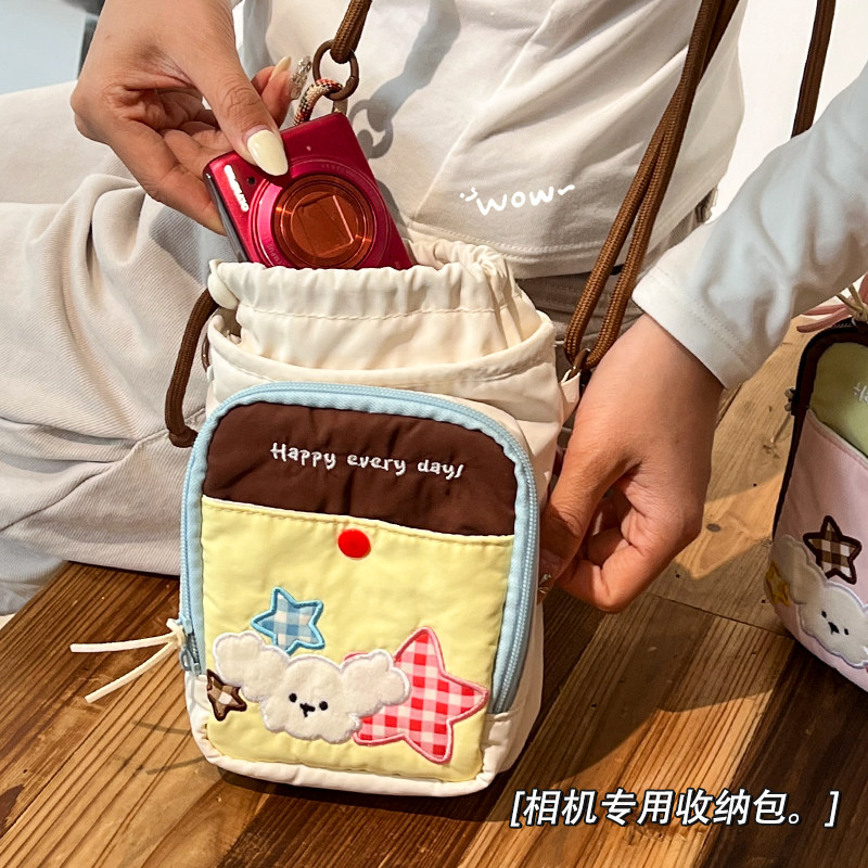大疆pocket4 3收纳包可爱保护收纳袋防撞防摔便携斜挎ccd相机包图片