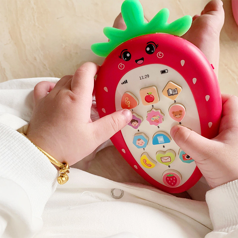 婴幼儿童早教益智故事手机音乐电话玩具女孩0-3岁宝宝可咬牙胶,玩具/童车/益智/积木/模型,音乐电话,淘宝优惠券,粉丝福利购,淘宝优惠卷