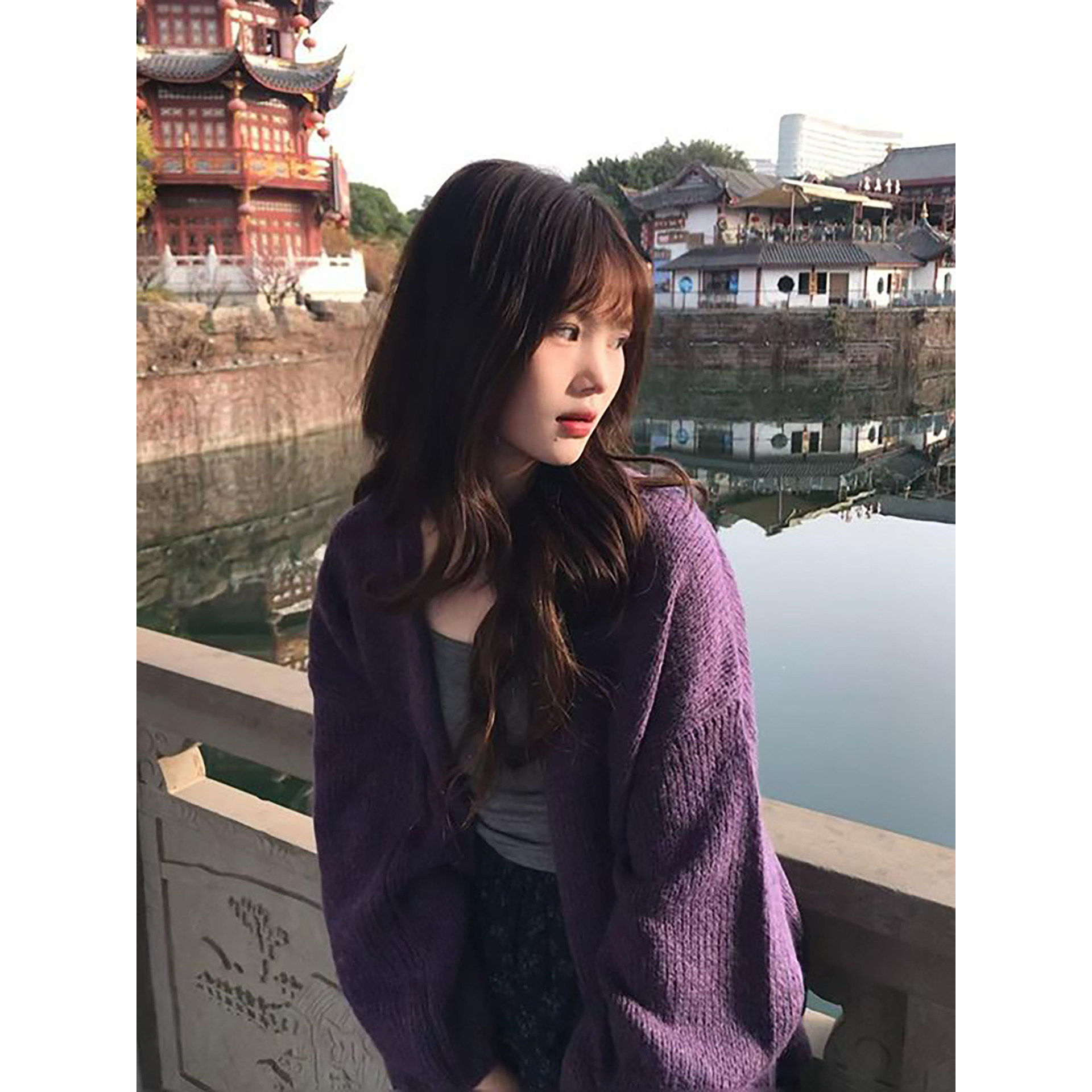 2026新款温柔淑女风紫色