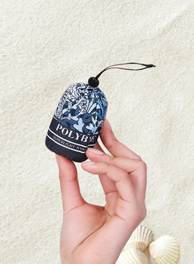 POLYBYE原创设计洋气牛仔迷你折叠环保袋便当包收纳环保手袋2024