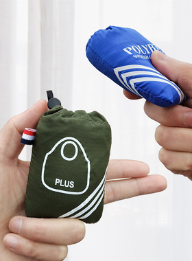 迷你便携单肩环保超轻皮肤购物袋 尼龙大容量防水折叠旅行收纳包