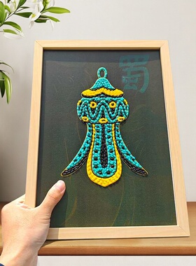 非遗手工五谷杂粮DIY粘贴画｜鸟