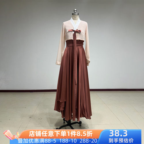 舞研依库朝鲜舞练功演出套装女