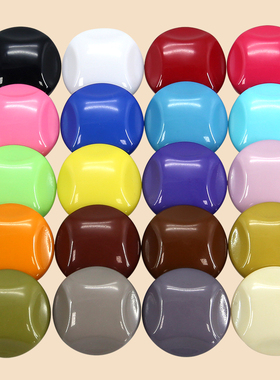 彩色圆形树脂纽扣儿童宝宝衣服手工扣子女毛衣外套钮扣配件装饰扣