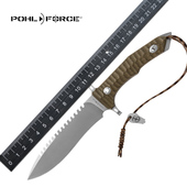 9传奇限量版 德国进口POHL FORCE波尔户外多功能直刀收藏工具刀MK