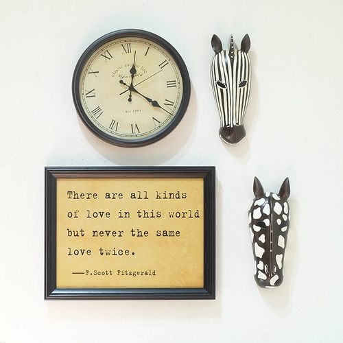 美式复古英文字牌名言励志挂画