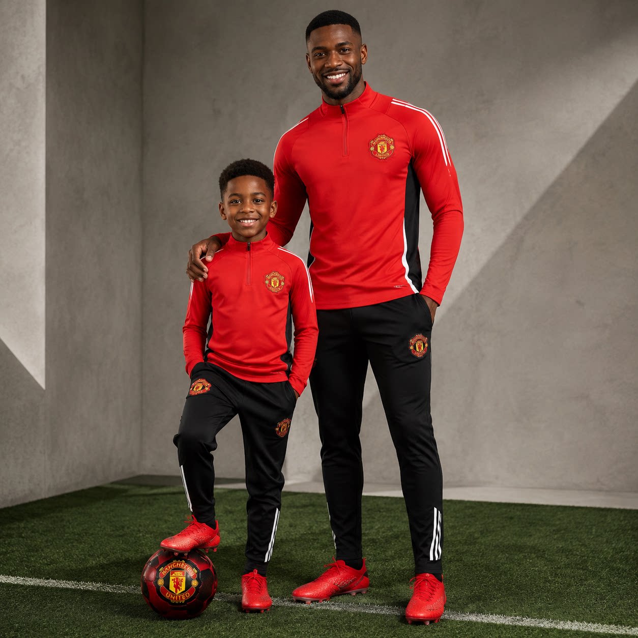 Children's Soccer Kits 2627秋冬季长袖亲子运动套装儿童足球服