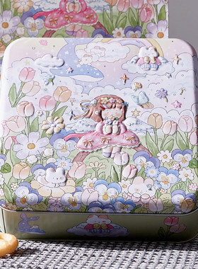 儿童节可爱卡通立体巧克力盒子