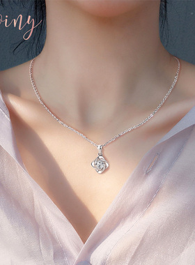 Winy项链999足银送女友老婆礼物