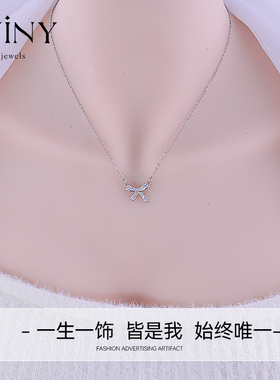 时尚饰品蝴蝶结项链送女友礼物