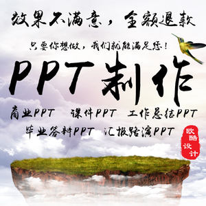 ppt制作代做设计英语定制美化修改排版幻灯片课件汇报动画制作QC